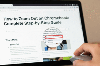how to zoom out on Chromebook