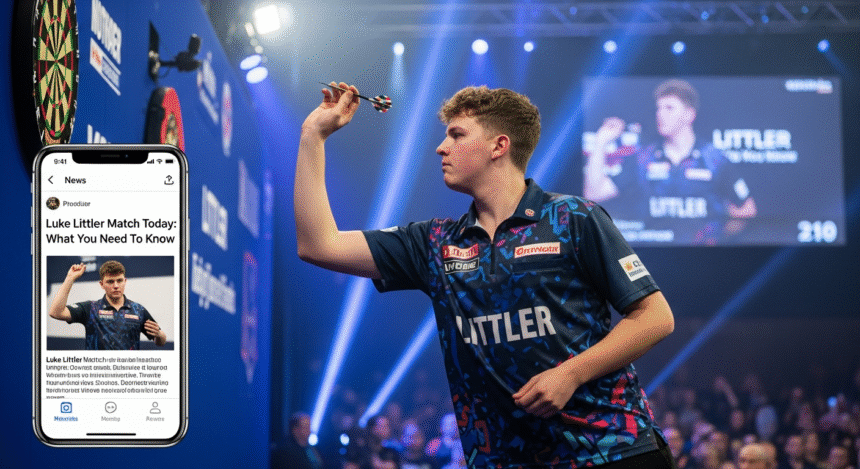 Luke Littler Match Today