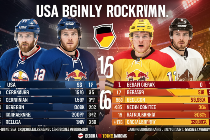 USA vs Germany Hockey