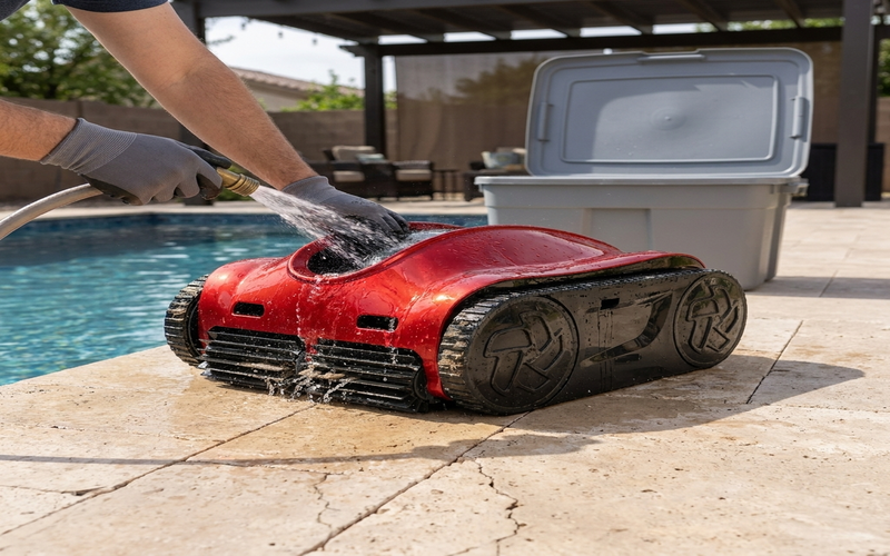 How to Reduce Wear on a Robotic Pool Cleaner With Better Retrieval Rinsing and Storage Habits